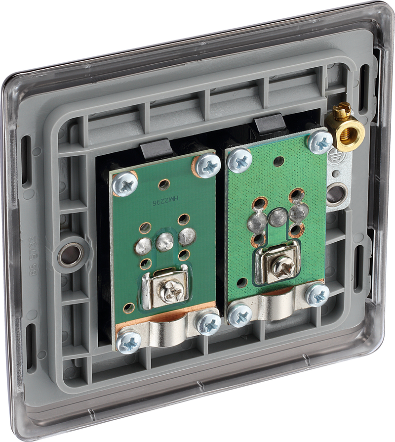 BG Electrical Nexus Metal Black Nickel - Double, co-axial