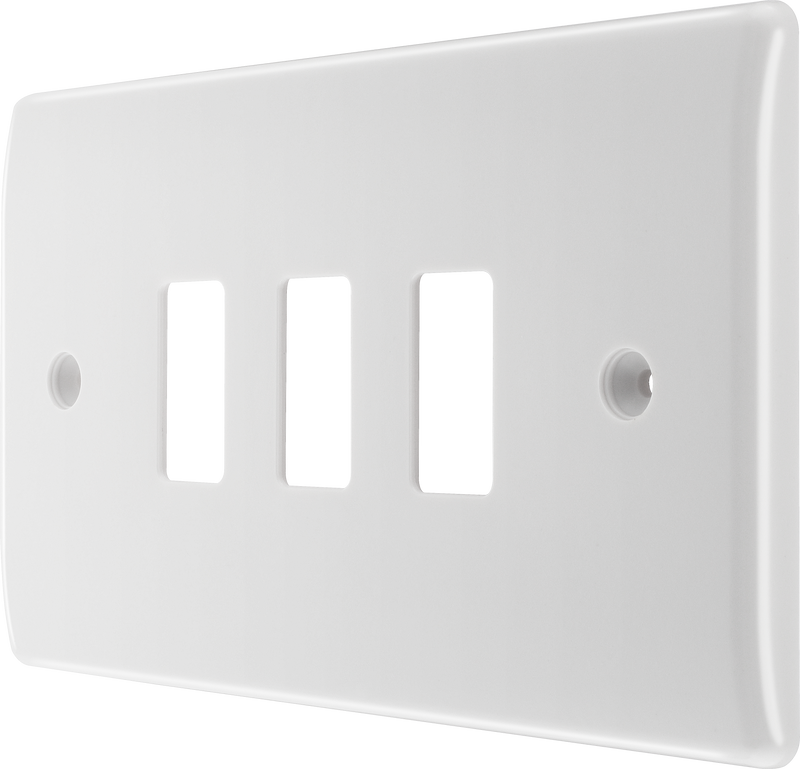BG Electrical Grid - 6 module, square