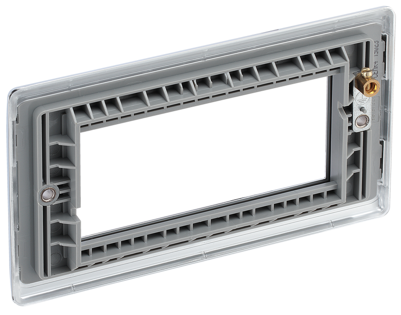 BG Electrical Euro Module - 4 module - rectangular