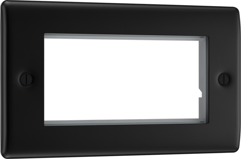 BG Electrical Euro Module - 4 module - rectangular