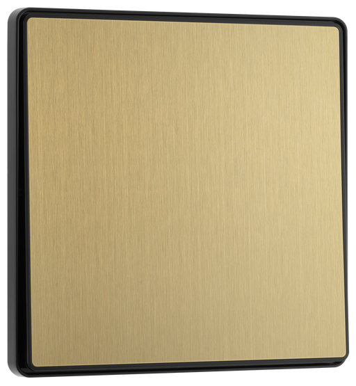 BG Electrical Evolve Satin Brass - Single, 2 way switch, edge rocker