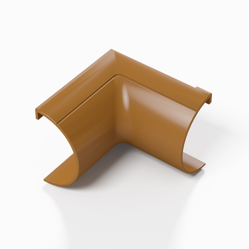 D-Line Trunking - 30x15mm Oak-Effect Internal Bend