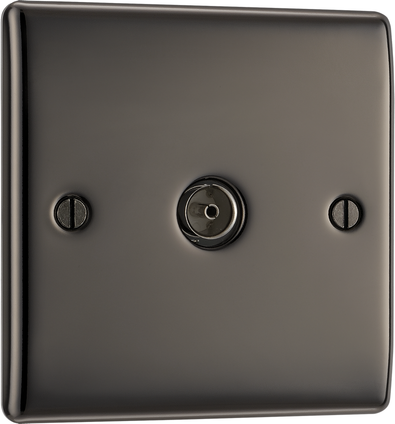 BG Electrical Nexus Metal Black Nickel - Single, co-axial