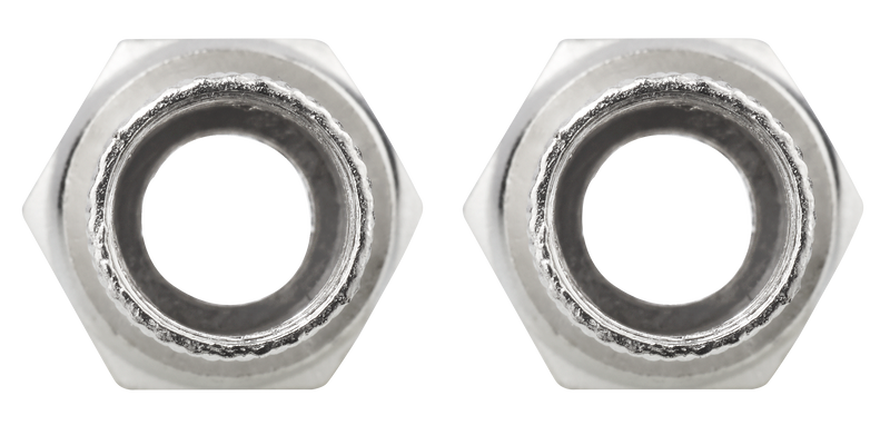 Ross Cable Accessories - Satellite F-Sat cable plugs (2 pack, nickel)