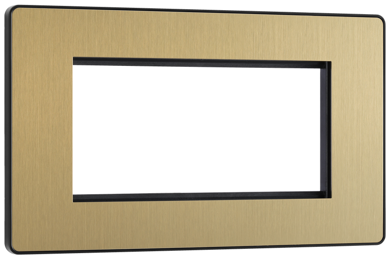BG Electrical Euro Module - 4 module - rectangular