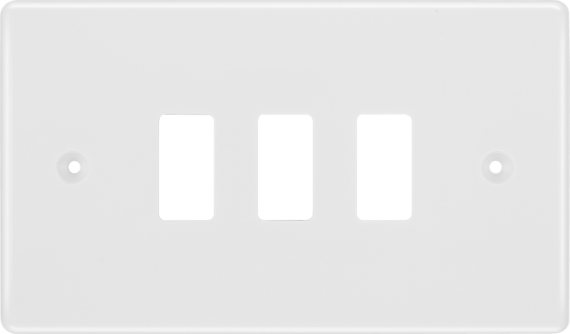 BG Electrical Grid - 3 module, rectangular