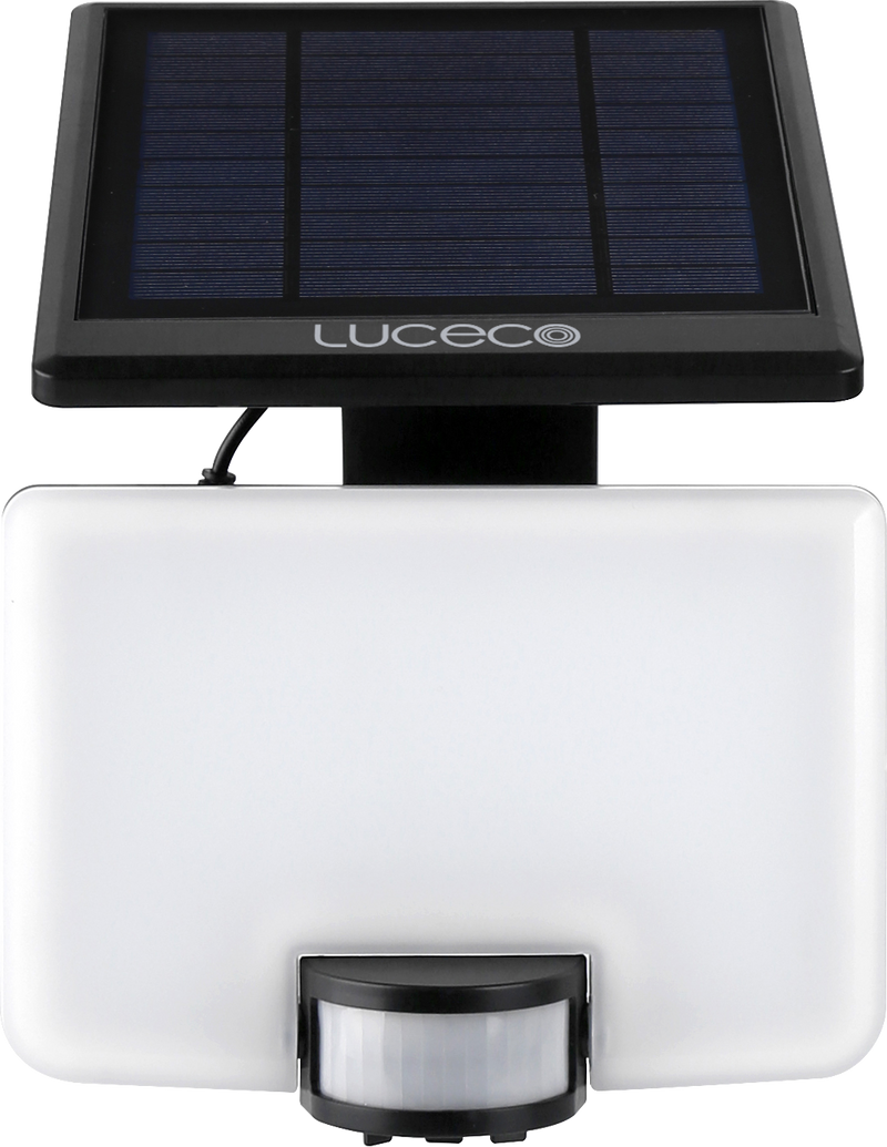 Luceco Solar Floodlights - Solar floodlight with detachable solar panel 1500 lumens