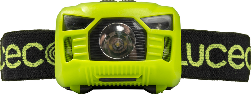 Luceco Head Torch - Hands-Free Operation: Choose between the on/off switch or PIR motion sensing function. Ideal when hands a full, or covered in paint or oily after working on a car.