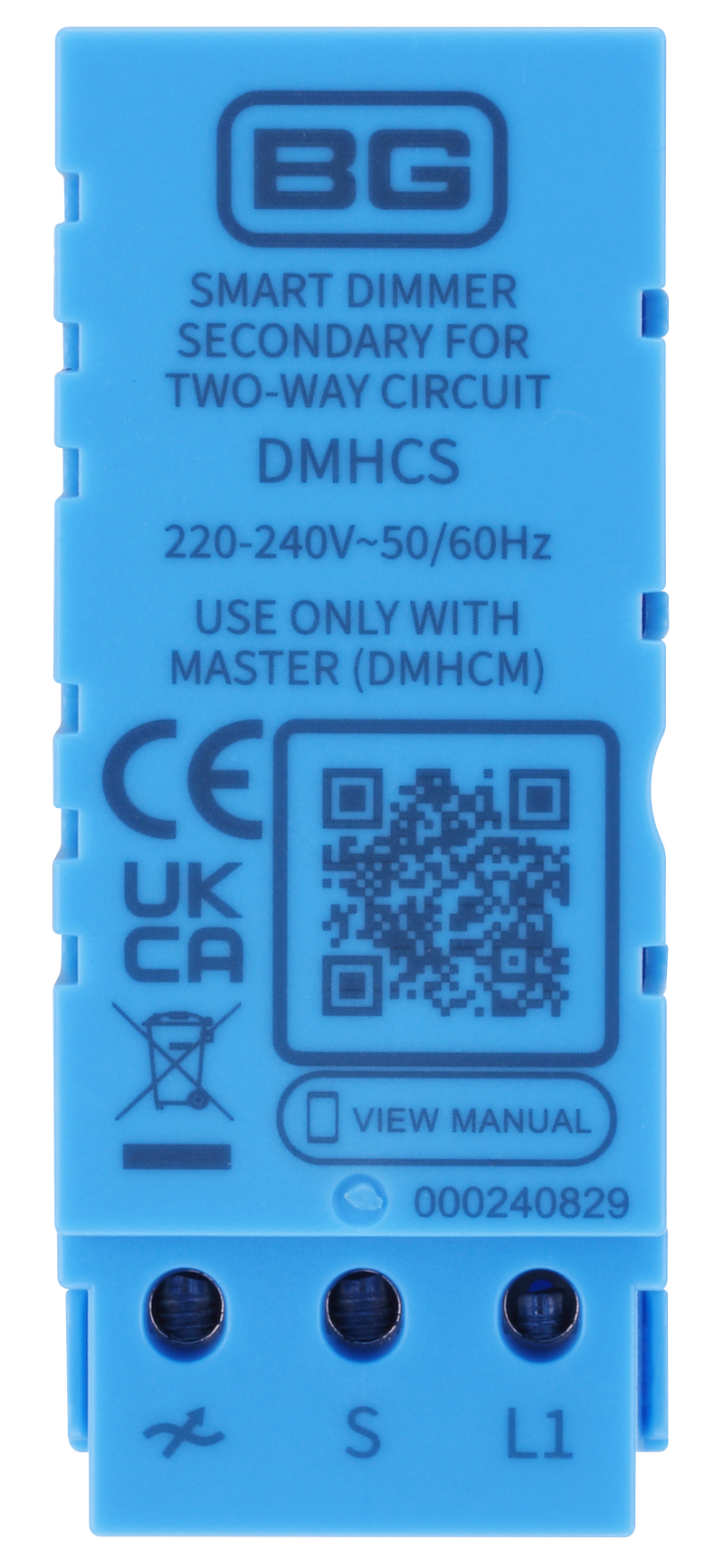 BG Electrical Smart Power - Smart Dimmer Module, 2 Way, Secondary