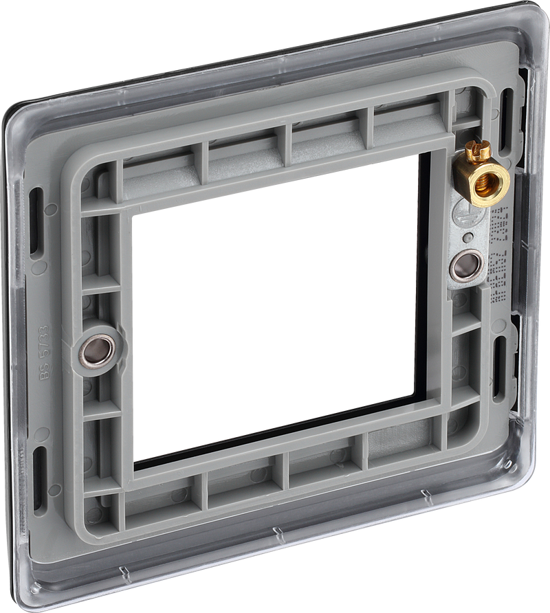 BG Electrical Euro Module - 2 module - square