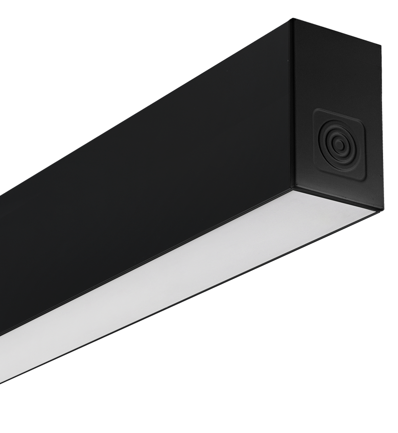 Luceco Contour Direct Indirect - Contour 1414mm suspended module direct/indirect 3700lumens with fixed output driver finished in black