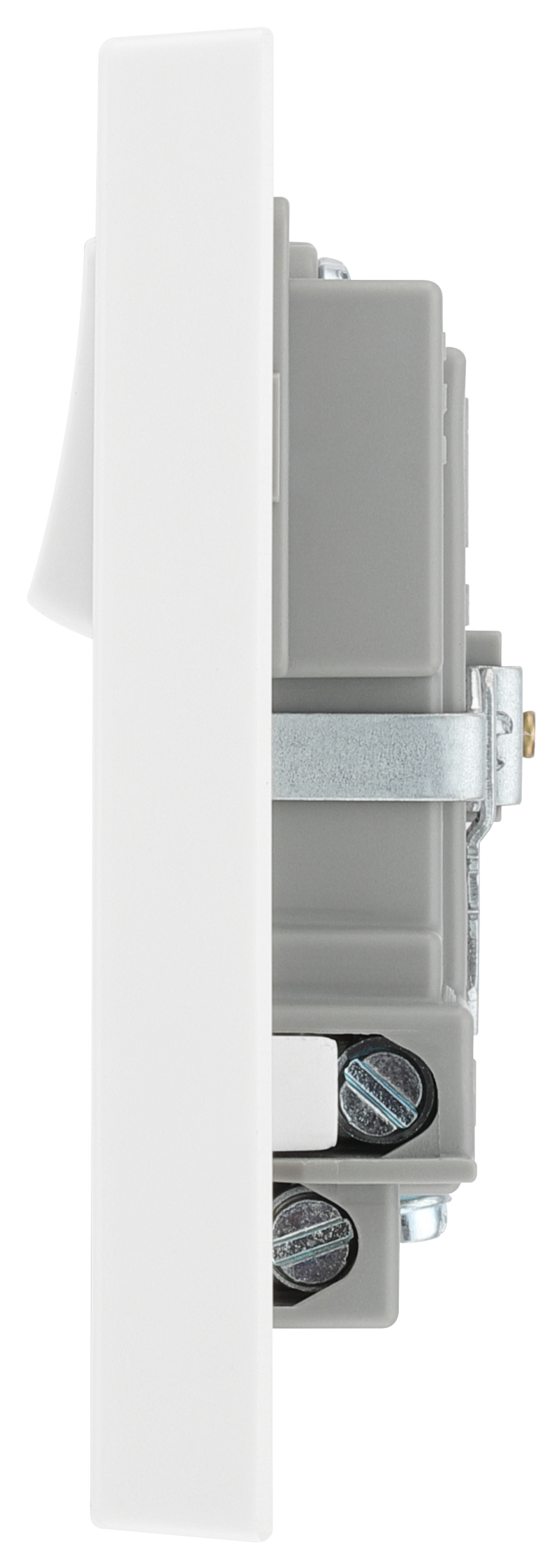 BG Electrical 900 Series - Single switched, single pole, with 2 x USB A