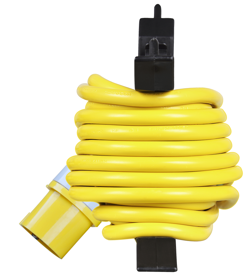 Masterplug Site - 1 Socket, 15m, 16A, Yellow