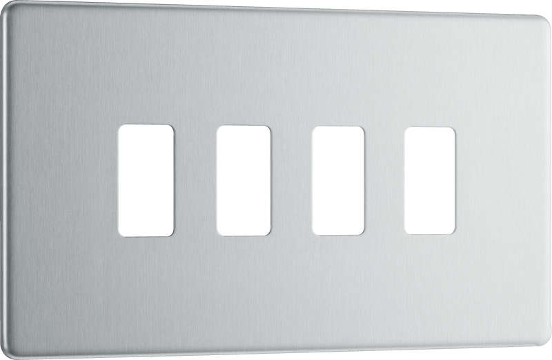 BG Electrical Grid - 4 module, rectangular