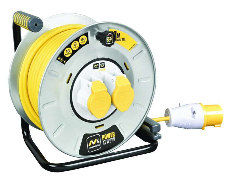 Luceco Climate - 30m, 2 Sockets, 16A, Yellow