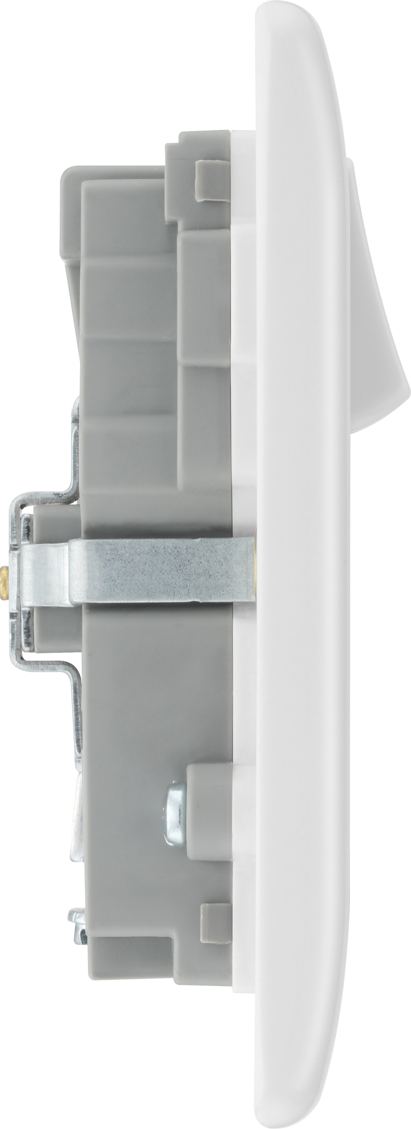 BG Electrical 800 Series - Double switched single pole, with 2 x USB A + 1 x USB C (15W)