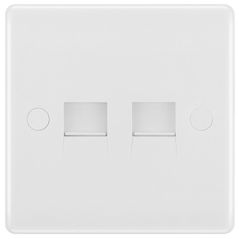 BG Electrical 800 Series - Double, telephone socket, master (IDC)