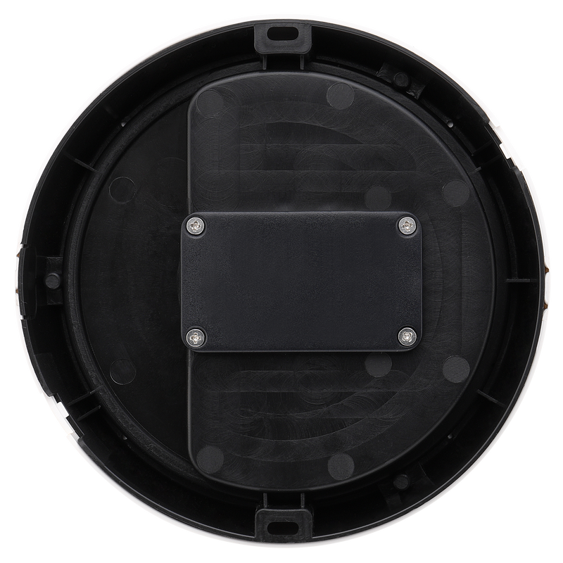 Luceco Ext Residential - Exterior residential bulkhead round 450lumens with white or black bezel
