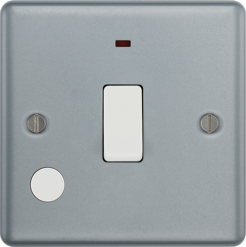 BG Electrical Metal Clad - 20A, double pole, with indicator