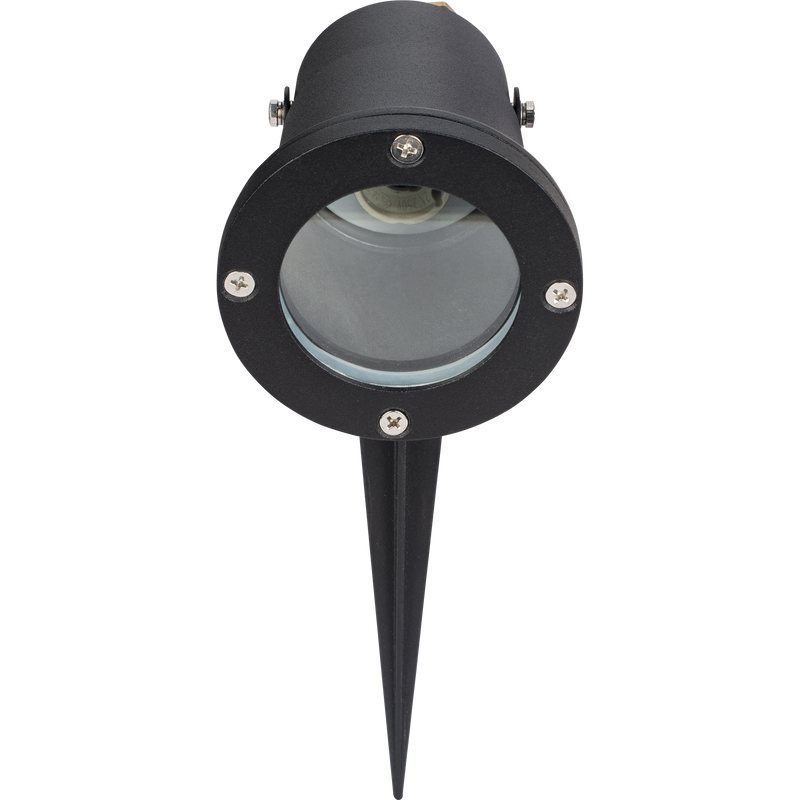 Luceco GU10 Spike - Exterior decorative GU10 lawn spike finished in slate grey