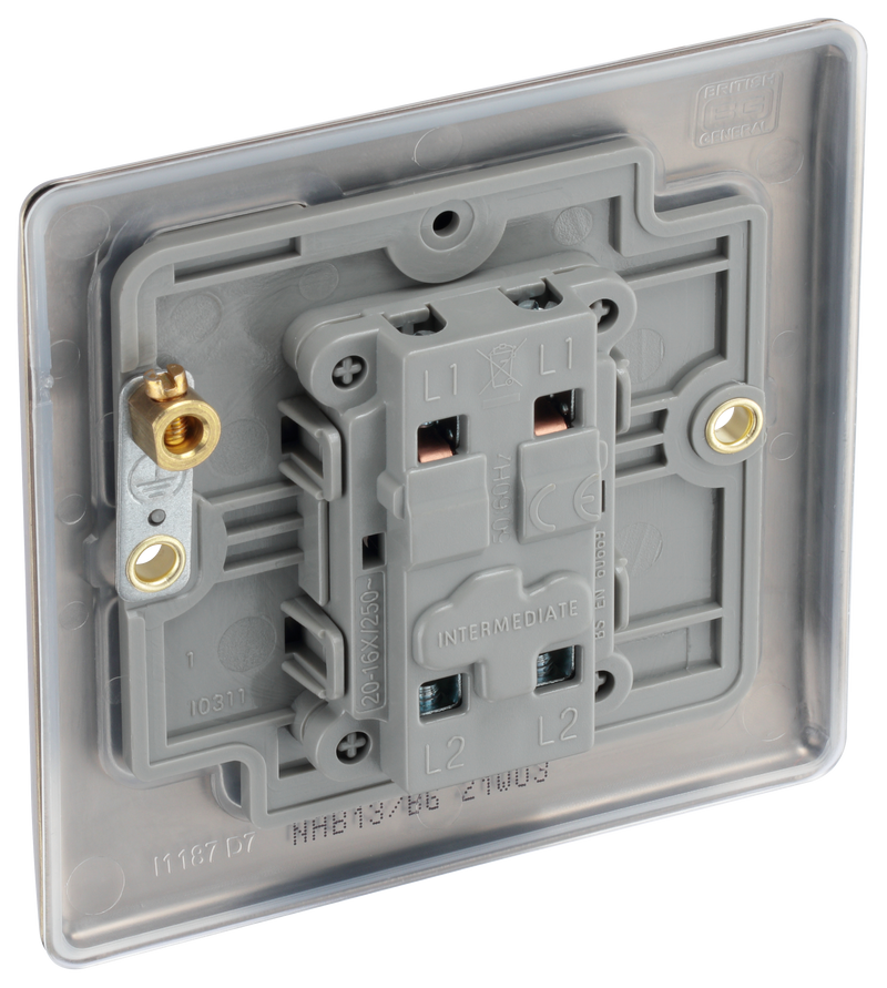 BG Electrical Nexus Metal Antique Brass - Intermediate switch