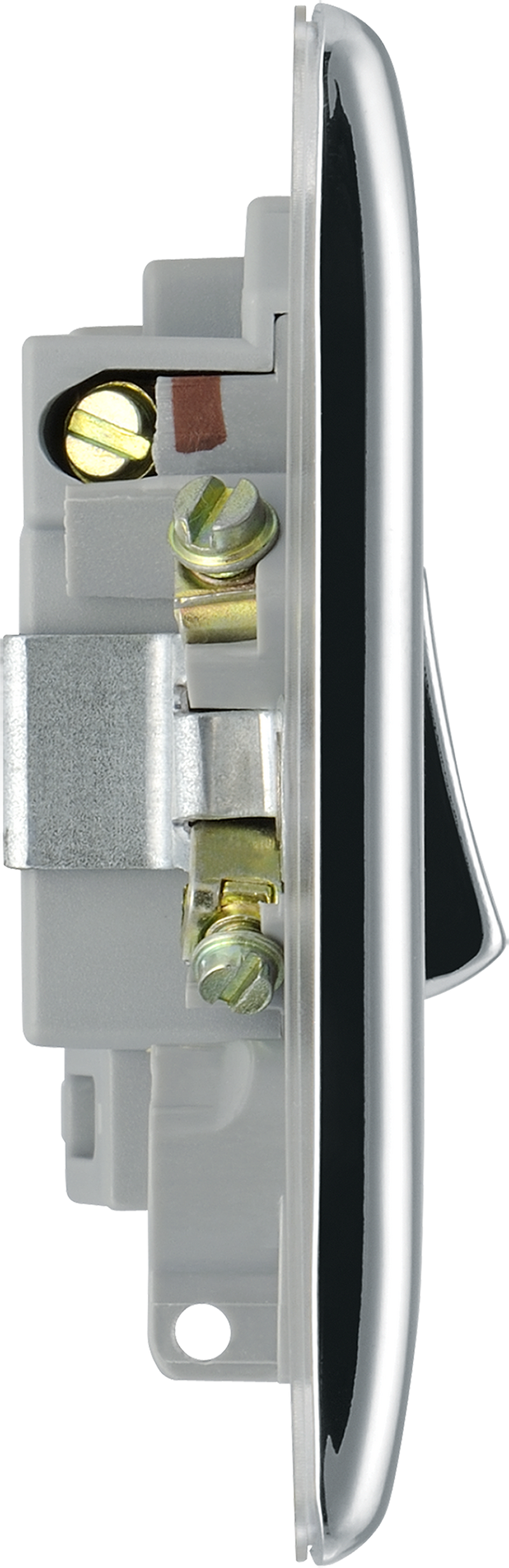 BG Electrical Nexus Metal Polished Chrome - Switched and fused with indicator