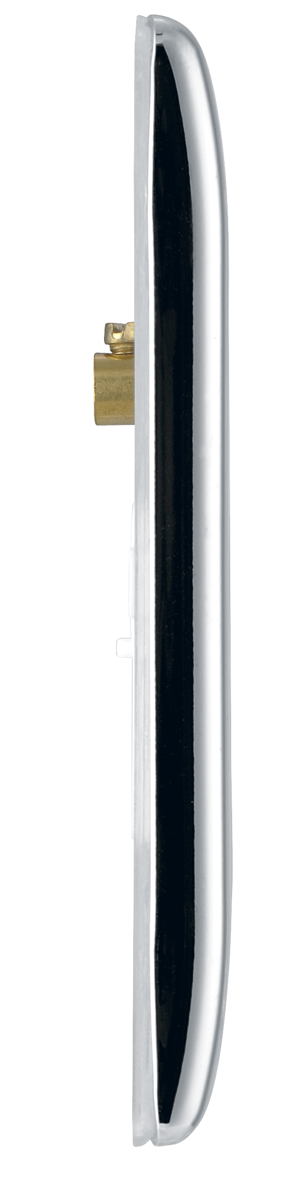BG Electrical Nexus Metal Polished Chrome - Double, blank plate