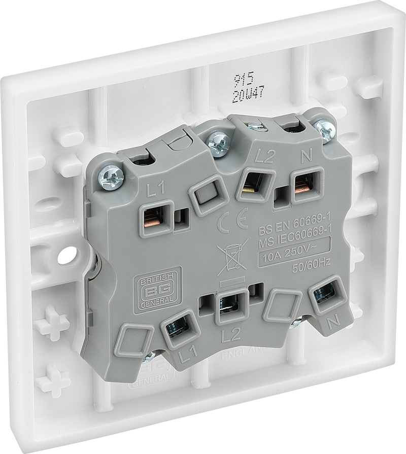 BG Electrical 900 Series - Triple pole fan isolator