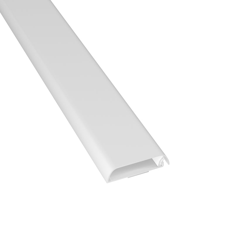D-Line Trunking - 60x15mm White 1m Self Adhesive Cable Cover