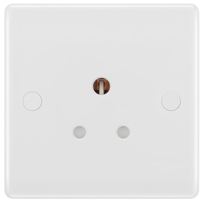 BG Electrical 800 Series - 5A, Single, unswitched, round pin