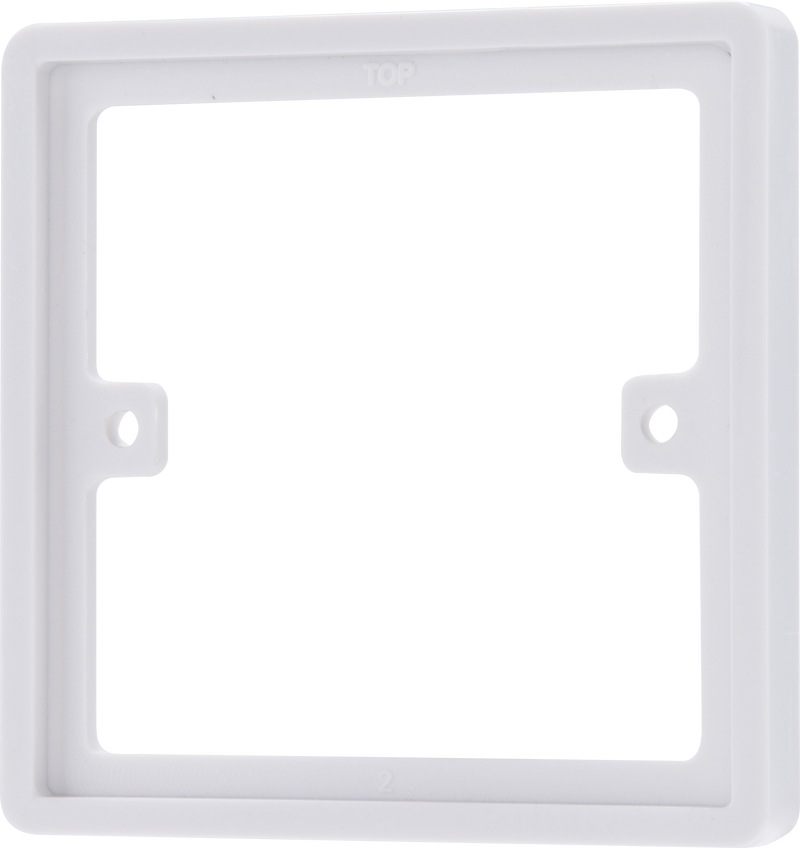 BG Electrical 800 Series - Single, 10mm square spacer