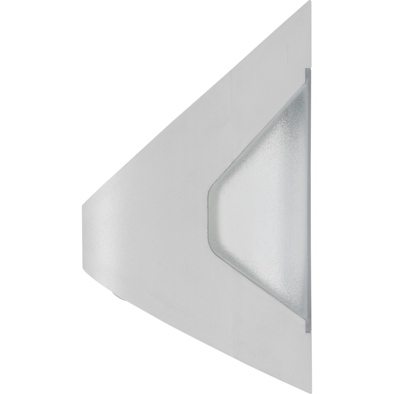 Luceco Prysm Wall Light - Prysm Decorative Outdoor Solar Wall Light with PIR Motion Sensor and USB Charging Port, LED Exterior Lighting, White, IP54, 3W, 300lm, 4000K