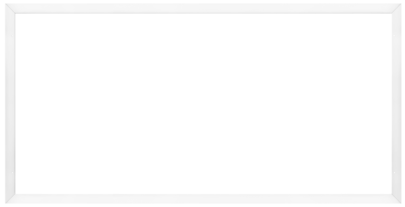 Luceco Luxpanel Accessories - Surface mounting frame white 1200x600 panel