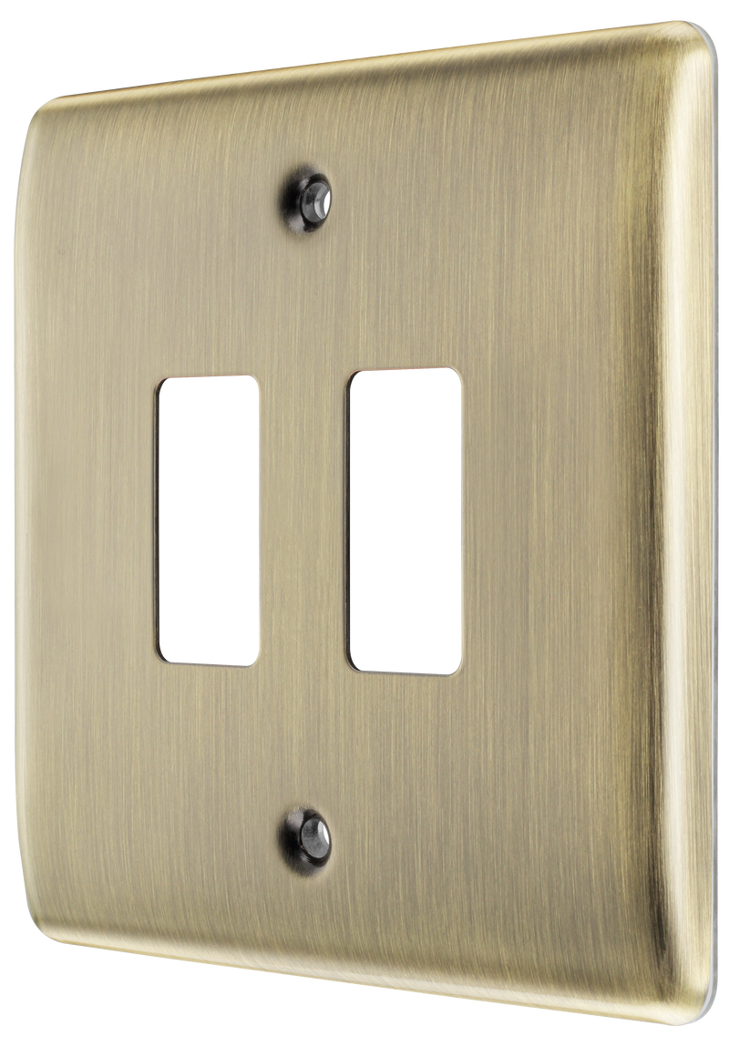 BG Electrical Grid - 2 module, square