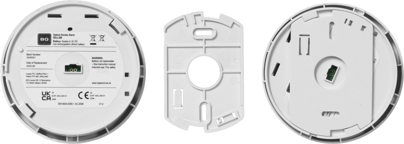 BG Electrical Alarms - Battery Optical Smoke Detector