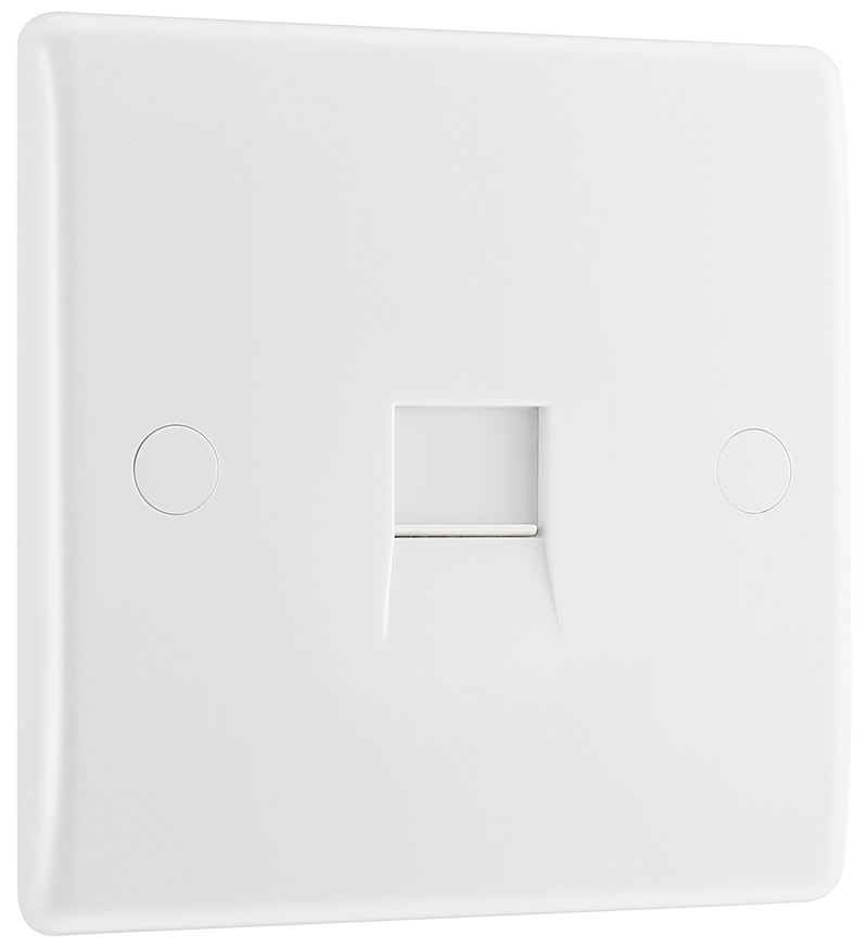 BG Electrical 800 Series - Single, telephone socket, master (screw)