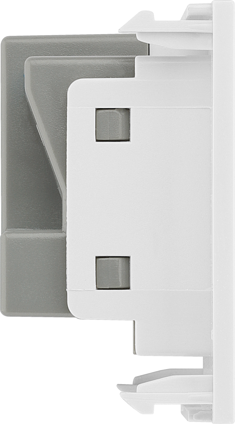 BG Electrical Euro Module - 13A (UK) unswitched socket