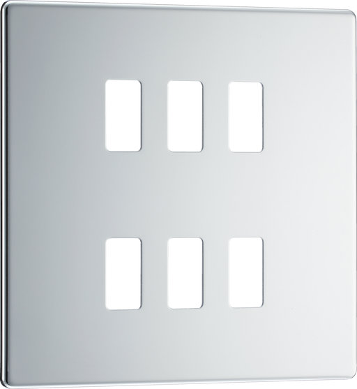 BG Electrical Grid - 6 module, square