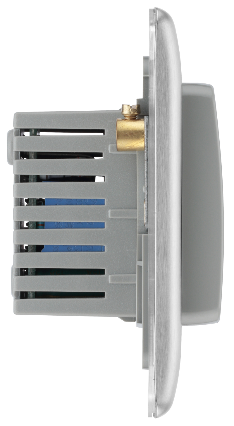 BG Electrical Nexus Metal Brushed Steel - Hotel key card switch
