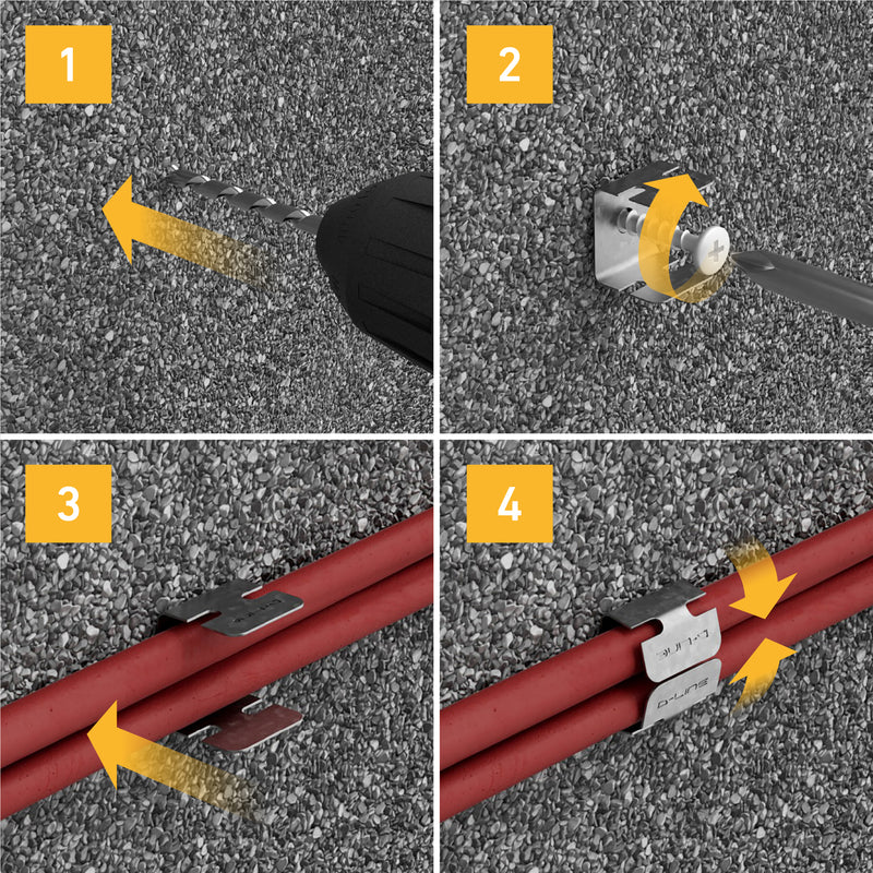 D-Line Fire Clip - Newlec U-Clip 30 (Pack of 100)
