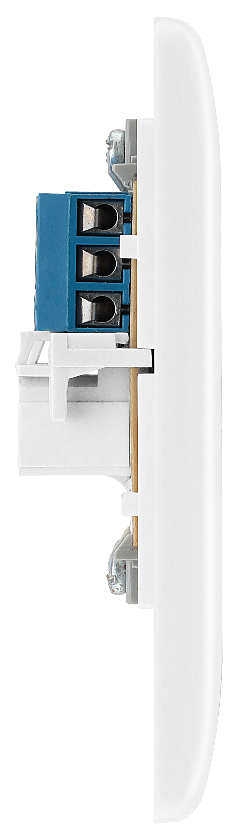 BG Electrical 800 Series - Double, telephone socket, secondary (screw)