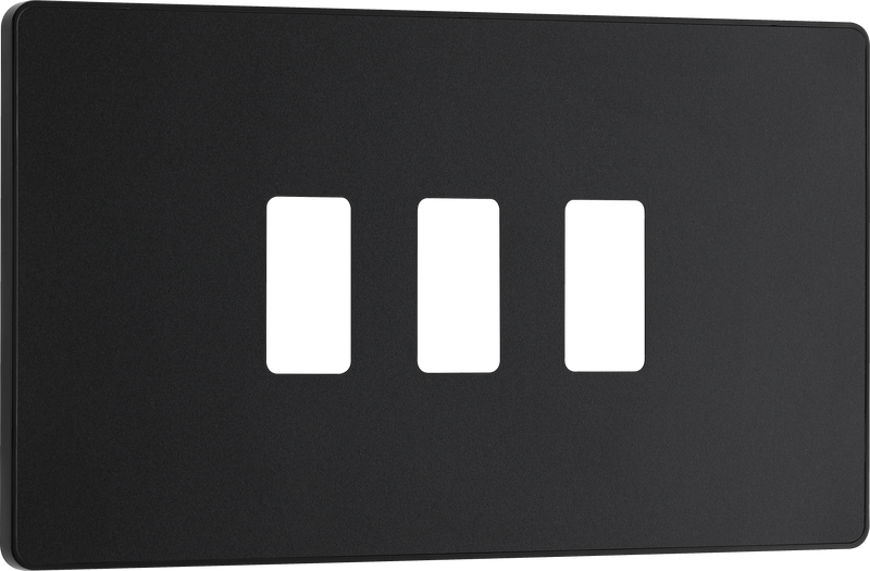 BG Electrical Grid - 3 module, rectangular