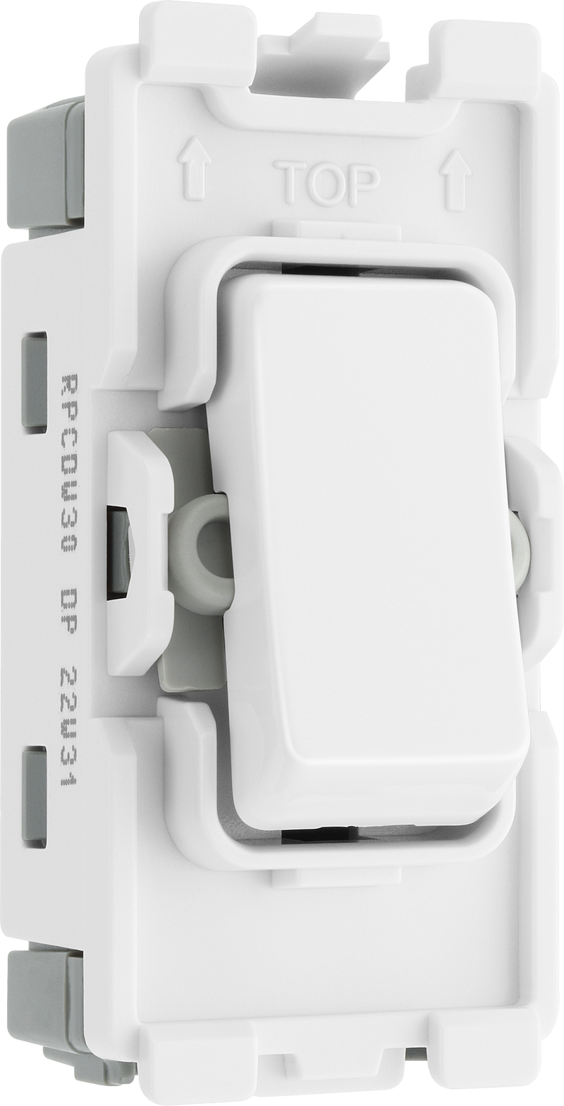 BG Electrical Grid - Double Pole (EVOLVE WHITE)