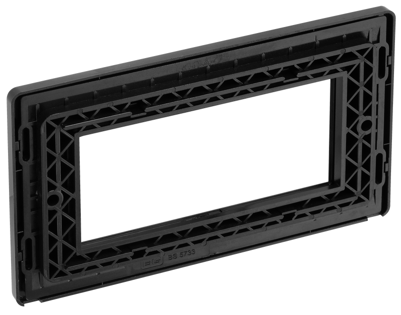 BG Electrical Euro Module - 4 module - rectangular