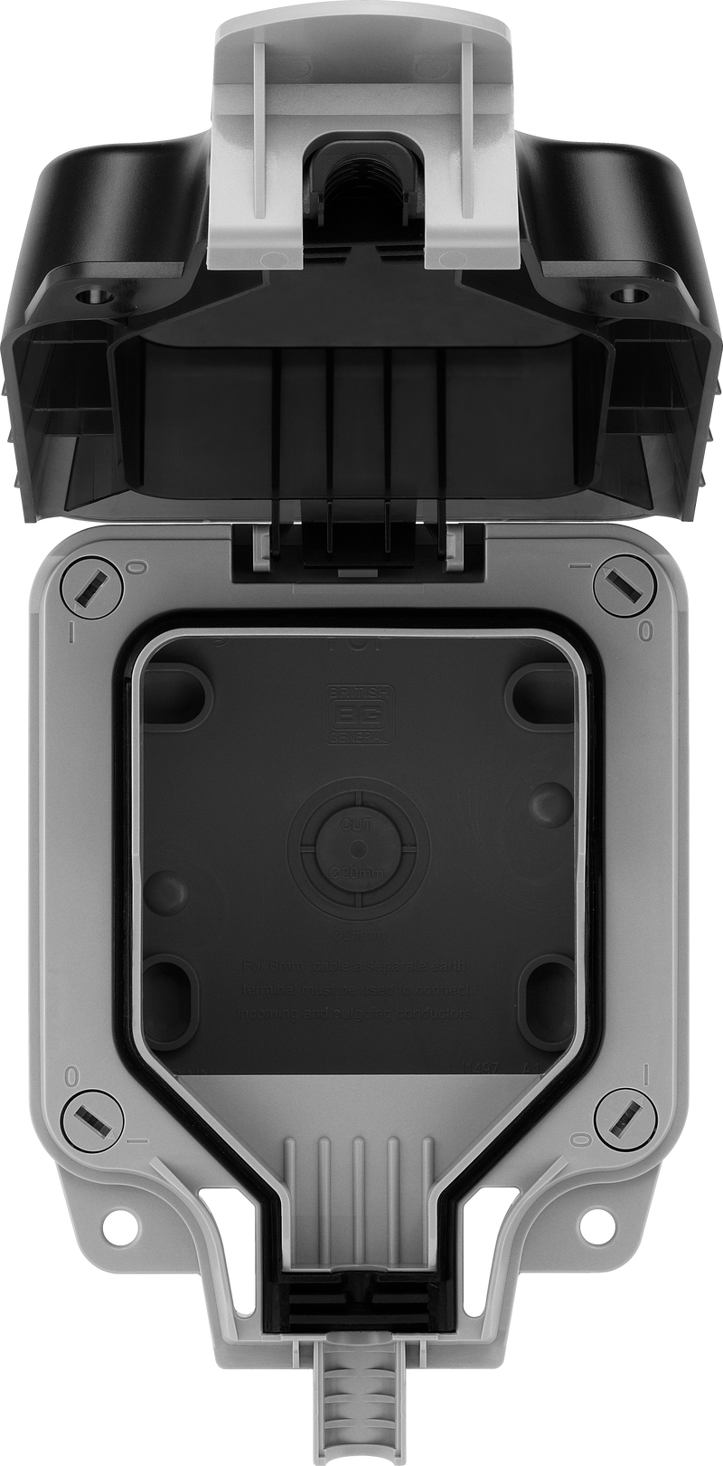 BG Electrical Weatherproof Storm - Single IP66