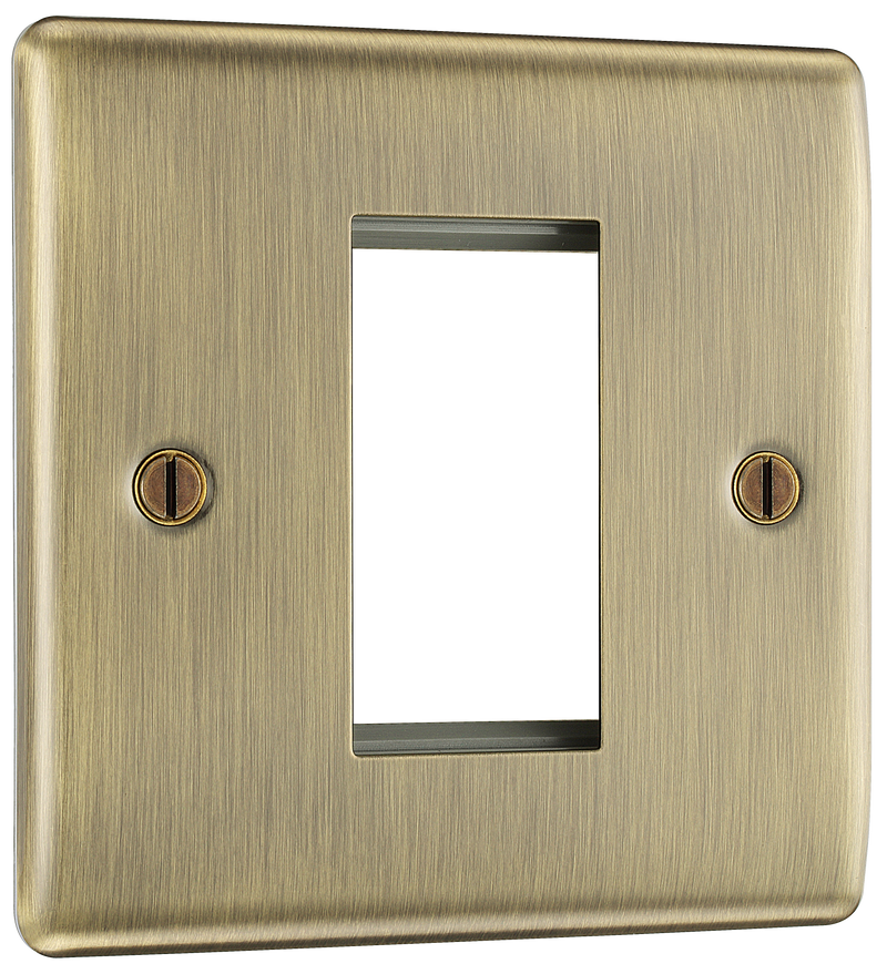 BG Electrical Euro Module - 1 module - square