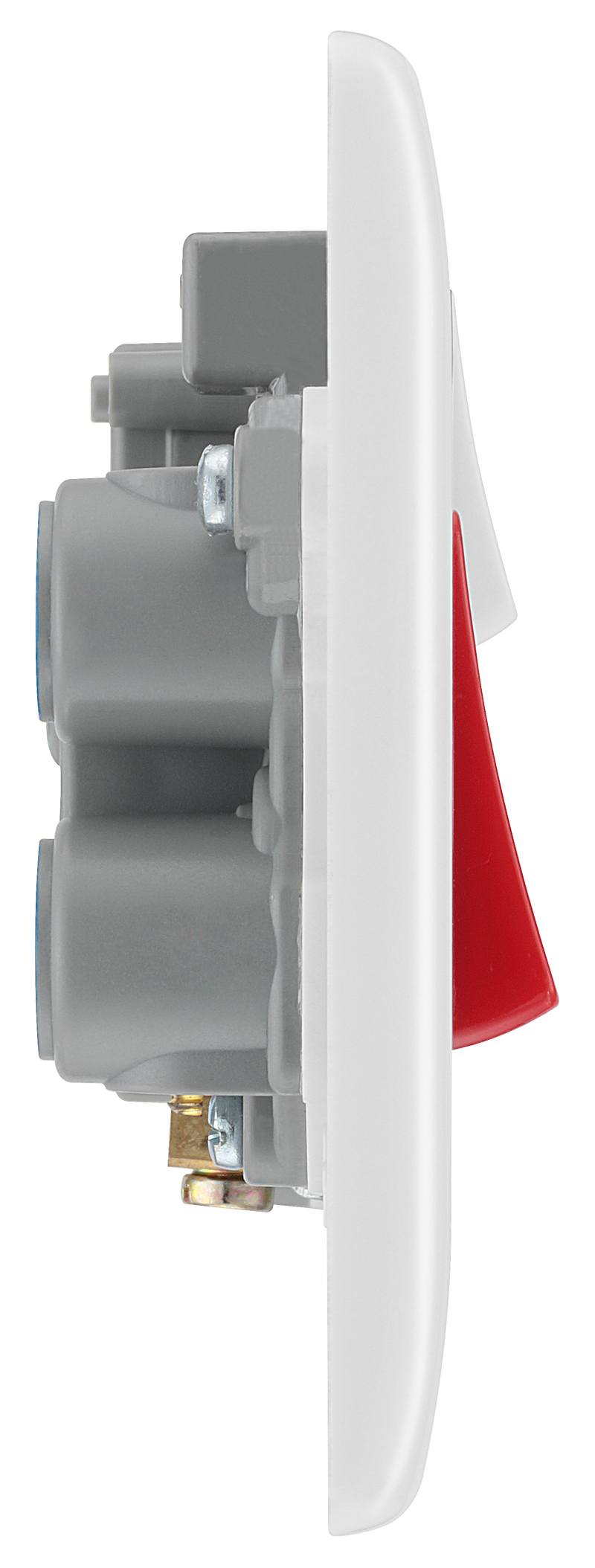 BG Electrical 800 Series - 45A double pole, with switched socket and indicators
