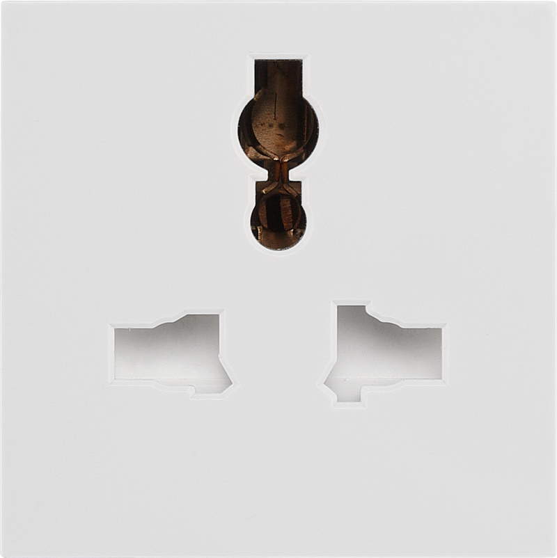 BG Electrical Euro Module - Universal unswitched socket