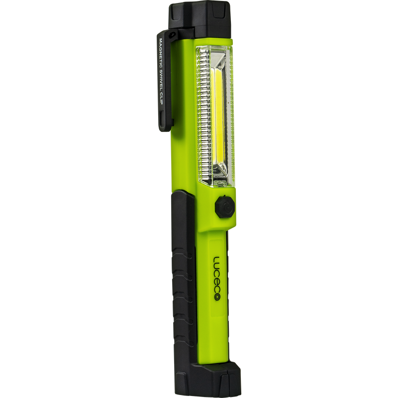 Luceco Mini Tilt - tilting mini inspection torch 5v 1.5w 150lm 6500k - USB charged