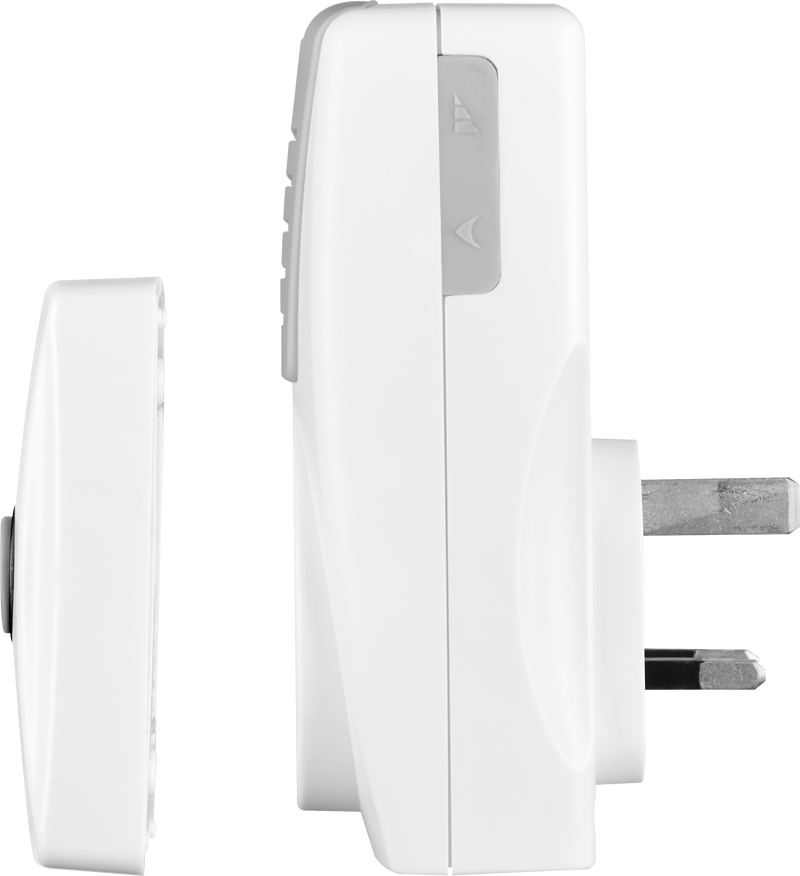 Masterplug Home - 100m, Plug-ThroughWhite + Grey